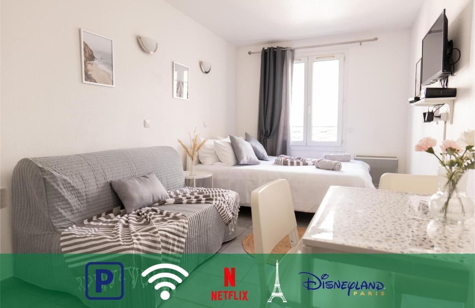 Cosy Appartement - 4 Personnes - Disneyland & Paris Бюссі-Сен-Жорж Екстер'єр фото